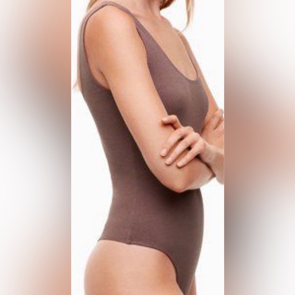 ARITZIA Wilfred Free Georgianna Bodysuit Size XS in Dusty Rose - Picture 2 of 6
